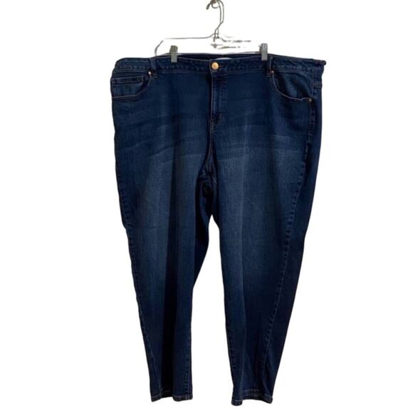 Lane Bryant Flex Magic Waistband Low Rise Boyfriend Jeans Sz 28 - Picture 1 of 10